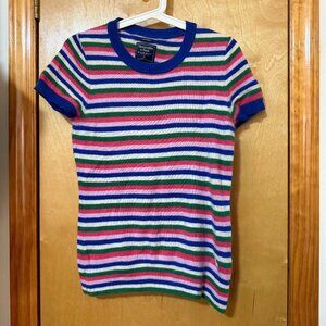 Abercrombie & Fitch multcolor Cashmere short sleeve - size XS